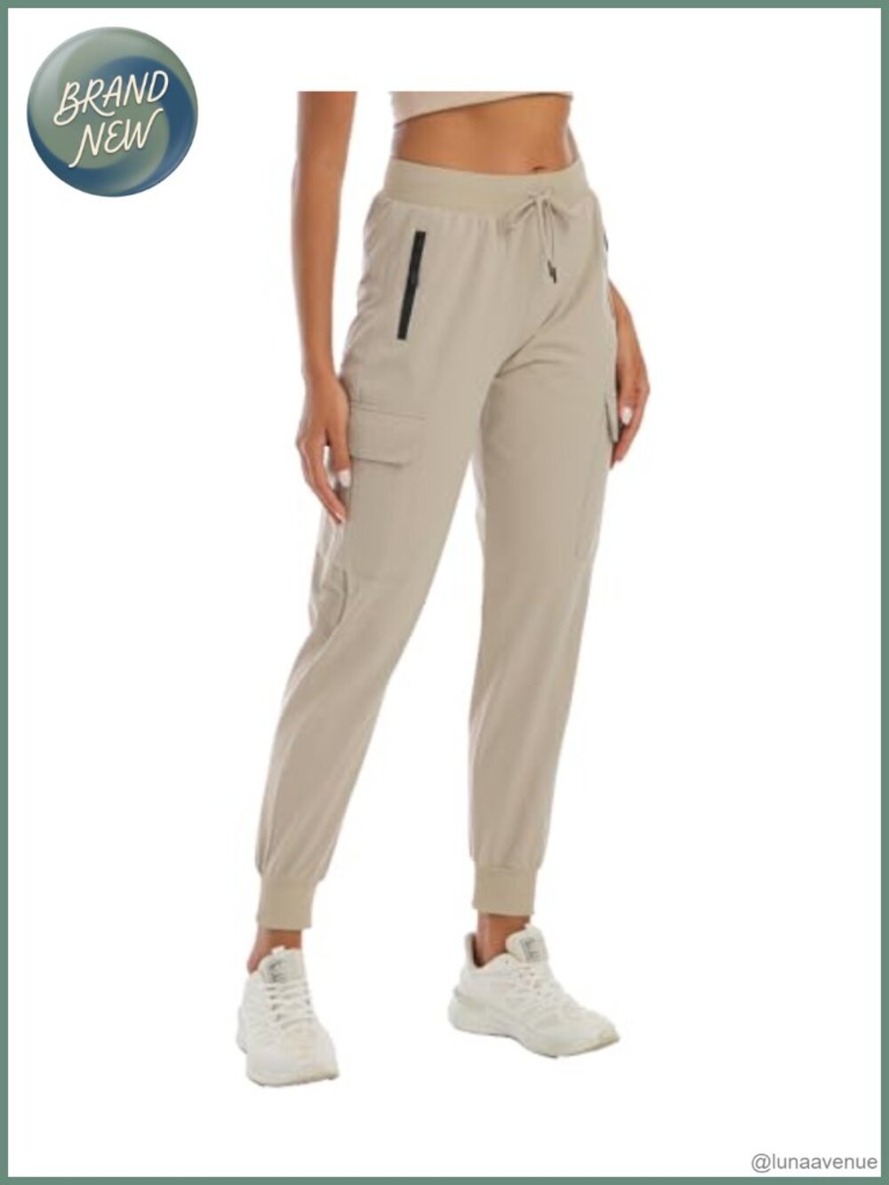 Cargo Hiking Pants for Women, 4 Pockets, Lightweight Quick Dry Joggers